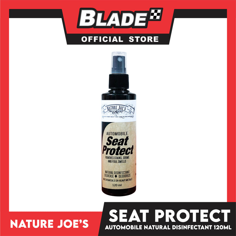 Nature Joe's Automobile Seat Protect Removes Stains, Grime And Foul Smells 120ml