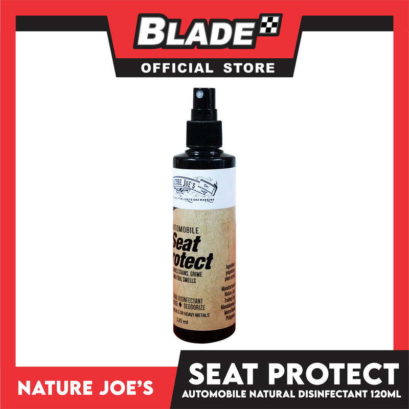 Nature Joe's Automobile Seat Protect Removes Stains, Grime And Foul Smells 120ml