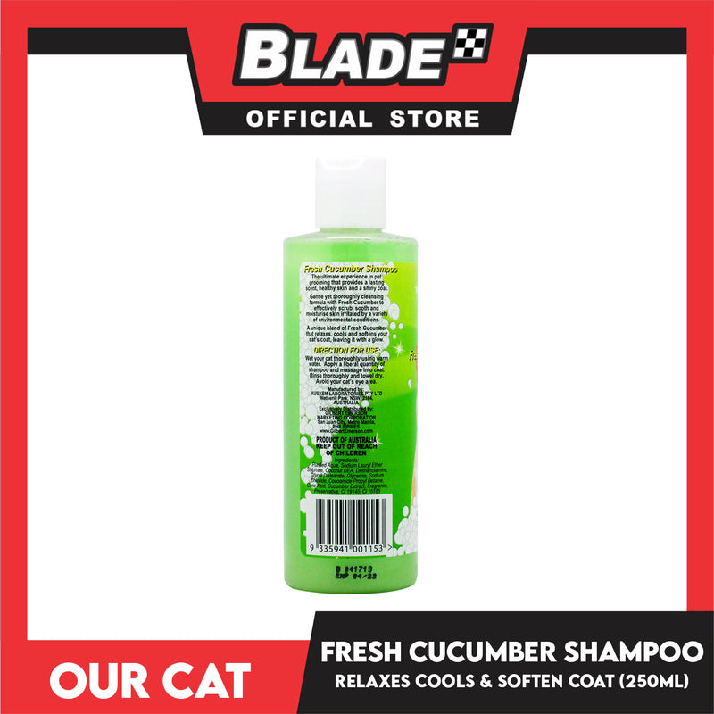 Our Cat Fresh Cucumber Shampoo 250ml Cat Shampoo