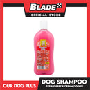 Our Dog Plus Strawberry and Cream Dog Shampoo 500ml