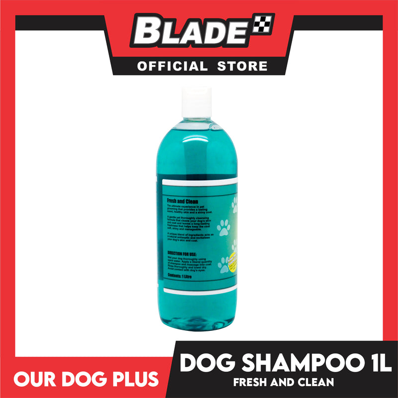 Our Dog Plus Fresh and Clean Dog Shampoo 1 Liter