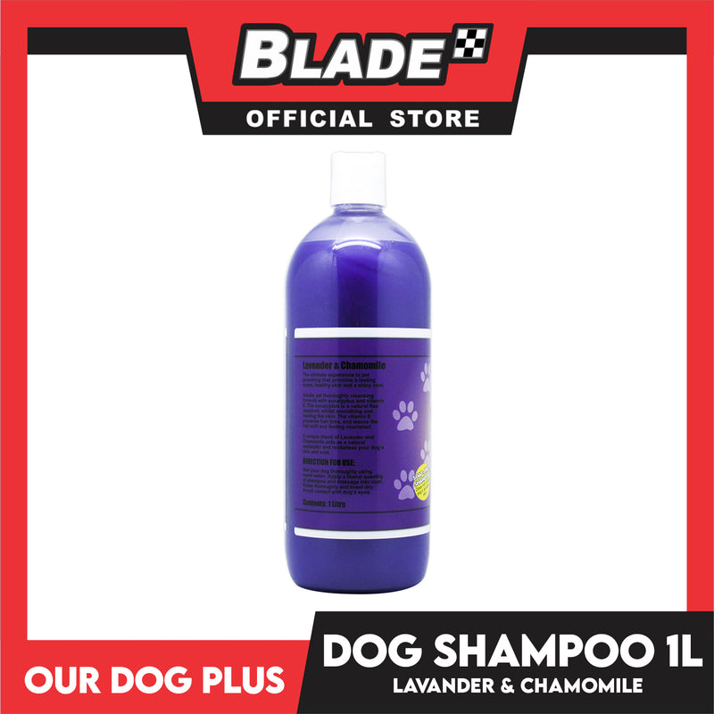 Our Dog Plus Lavender and Chamomile Dog Shampoo 1 Liter