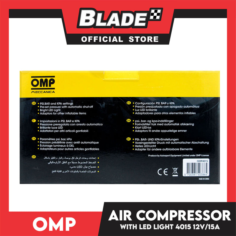 Omp Air Compressor with Light OMP4015