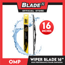 Omp Frame Wiper Blade 16'' OMP160218 for Honda BRV, Mobilio, Jazz, Hyundai Tucson, Accent