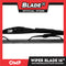 Omp Frame Wiper Blade 16'' OMP160218 for Honda BRV, Mobilio, Jazz, Hyundai Tucson, Accent