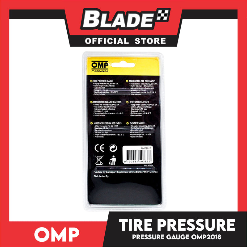Omp Tire Pressure Gauge OMP2018