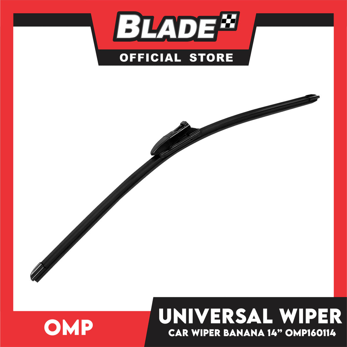 Omp Wiper Blade Flat OMP160114 14''/350mm