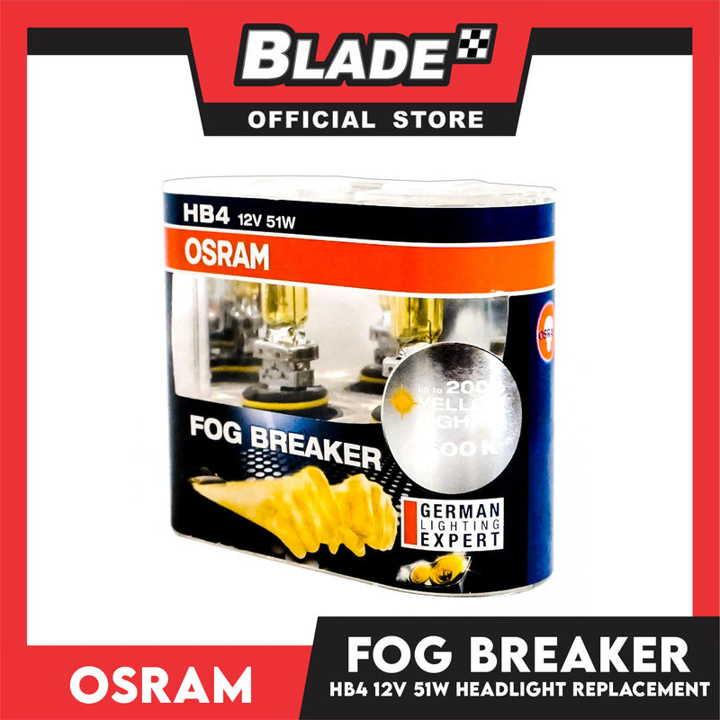 Osram Fog Breaker HB4/9006-NBU Fog light Replacement Bulb