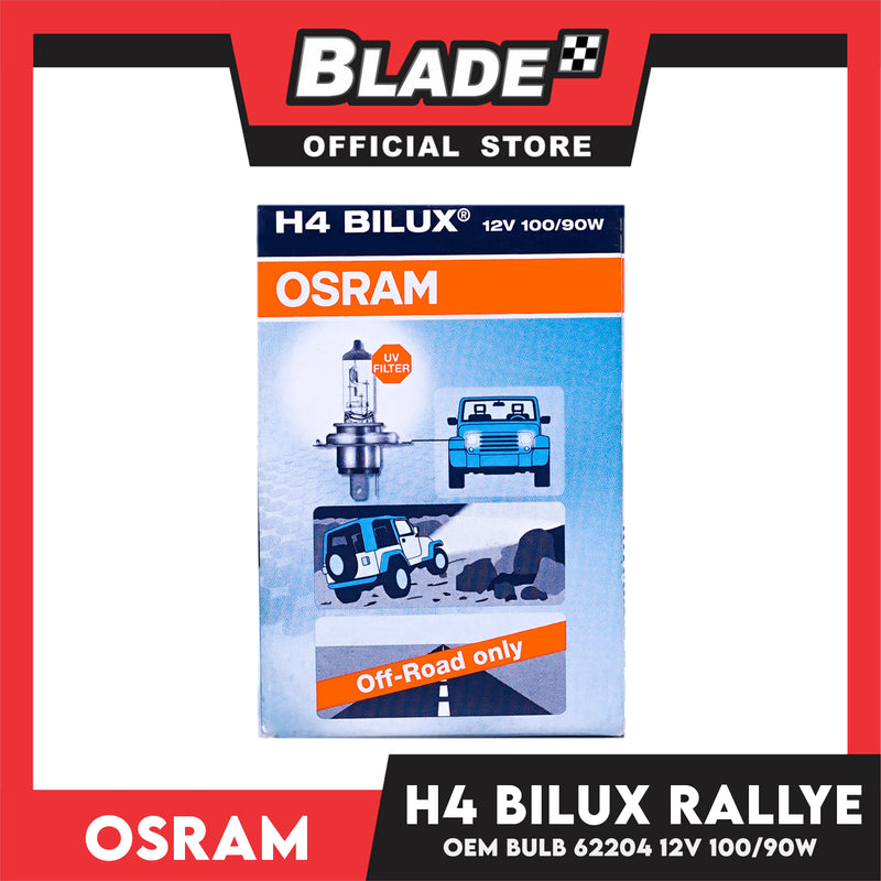 OSRAM H4 HALOGEN 62204 EXTERIOR HEADLIGHT BULB (12V,100/90W