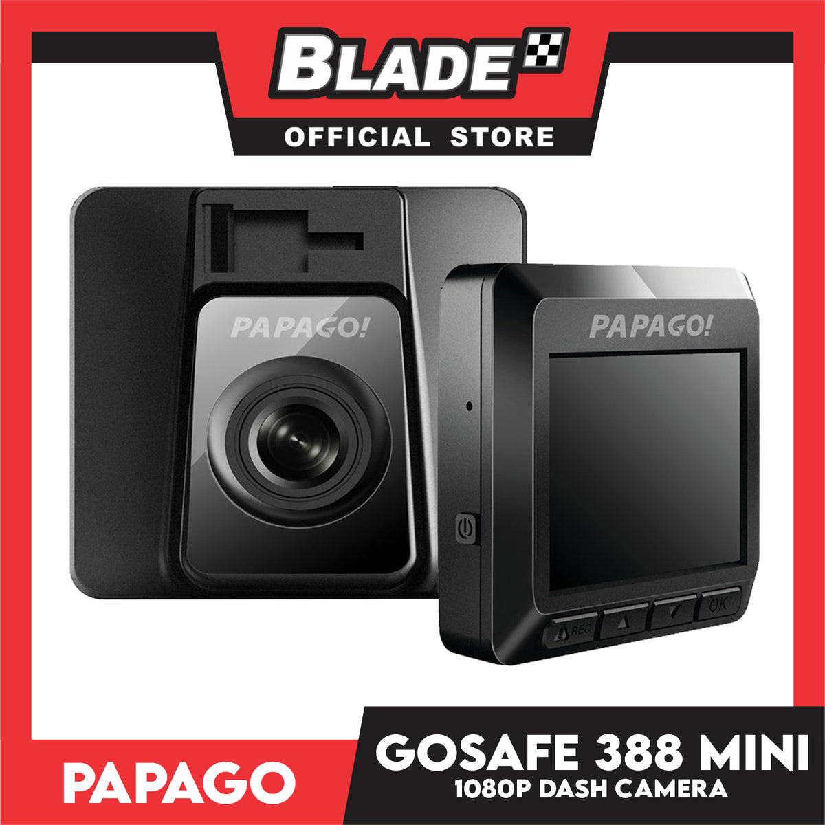 Papago GoSafe388 Full HD Mini Dash Cam