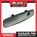 Papago Gosafe 790 Mirror Dash Camera- Front-Rear Reverse Camera