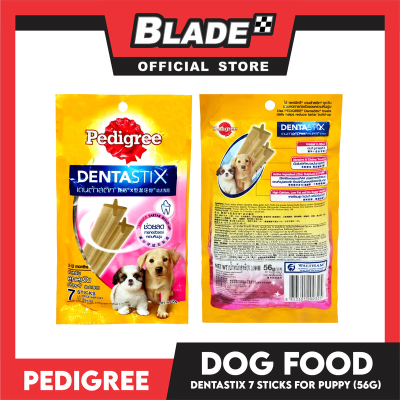 Pedigree Dentastix Dog Treats Puppy 56g (7 Sticks) For 4-12 months