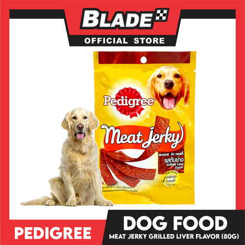 12pcs Pedigree Meat Jerky Grilled Liver 80g Dog Treats
