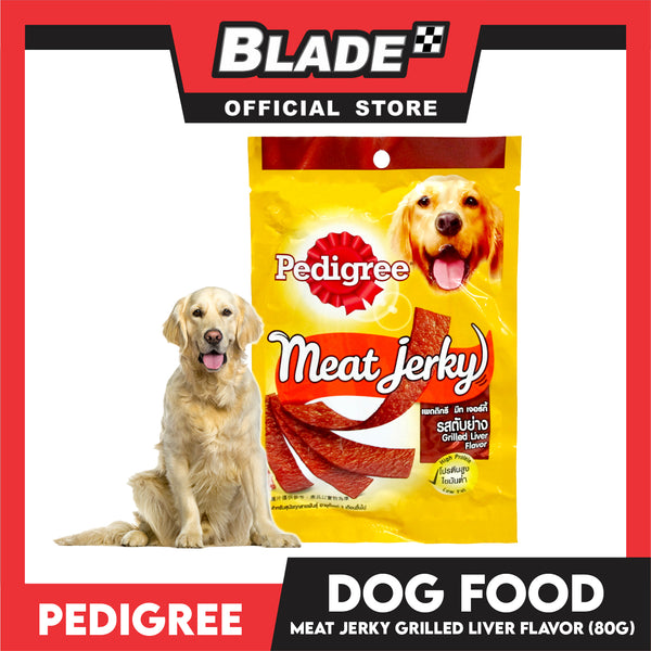 Pedigree Meat Jerky Grilled Liver 80g Dog Treats
