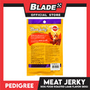 12pcs Pedigree Meat Jerky Roasted Lamb Flavor 80g Dog Treats, Soft Chew