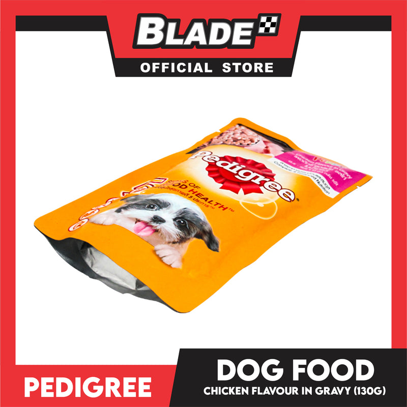 12pcs Pedigree Puppy Chicken Chunks Flavor in Gravy 130g Dog Wet