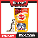 Pedigree Simmered Beef with Vegetable 130g Dog Food Wet Food