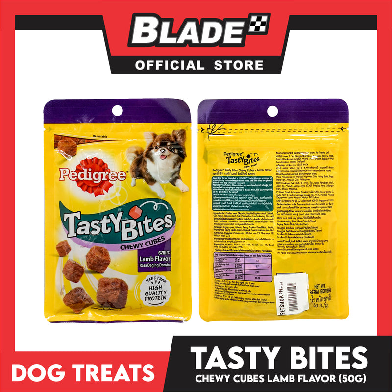 Pedigree Tasty Bites Chewy Cubes Lamb Flavor 50g