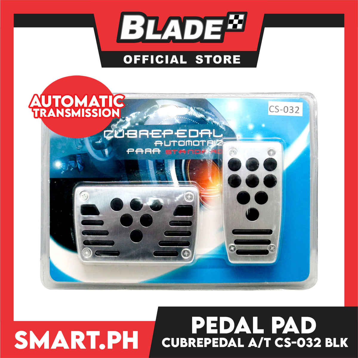 Pedal Pad Cubrepedal Automatic Transmission CS-032 (Black)