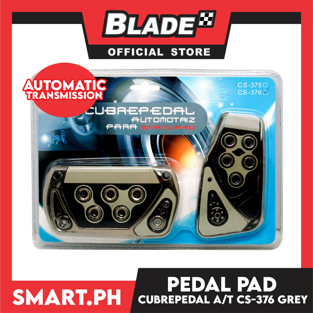 Pedal Pad Cubrepedal Automatic Transmission CS-376 (Gray)