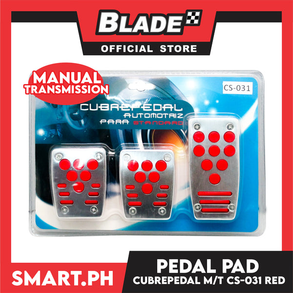 Pedal Pad Cubrepedal Manual Transmission CS-031 (Red)