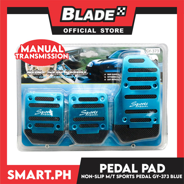 Pedal Pad Non-Slip Pedal Manual Transmission  Sports Pedal GY/CS-373 (Blue)