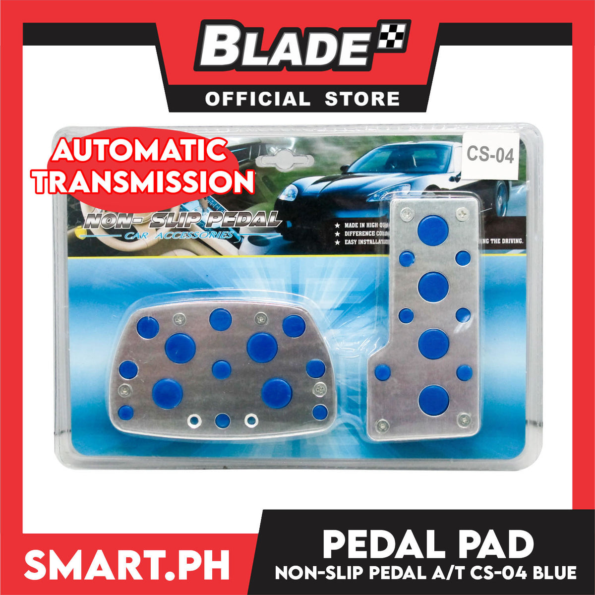 Pedal Pad Cubrepedal Automatic Transmission CS-04 (Blue)
