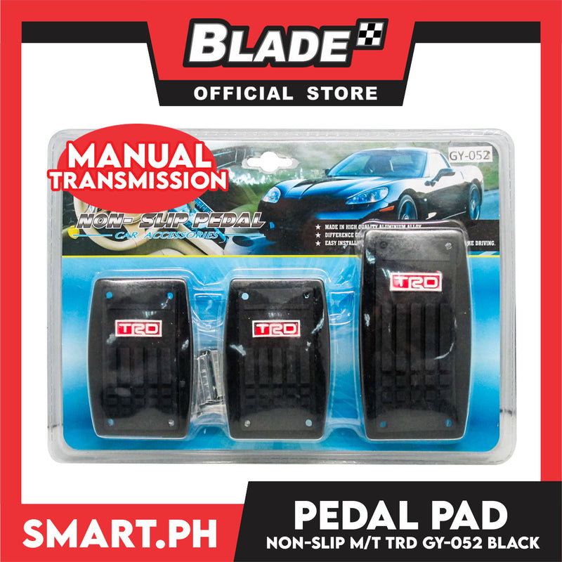 Pedal Pad Non Slip Pedal Manual Transmission TRD GY/CS-052 (Black)
