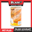 Pet Plus Feline Gourmet 400g (Tuna, Sardines And Shrimp In Salmon Jelly Flavor) Canned Cat Food