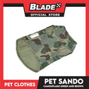 Pet Sando Camouflage Green and Brown (Extra Large) Perfect Fit for Dogs and Cats