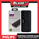 Philips Power Bank 10000mAh Portable Power Universal USB DLP2710NB (Black) For Tablets, Mobile Phones And Other USB Charged Devices