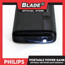 Philips Power Bank 10000mAh Portable Power Universal USB DLP2710NB (Black) For Tablets, Mobile Phones And Other USB Charged Devices