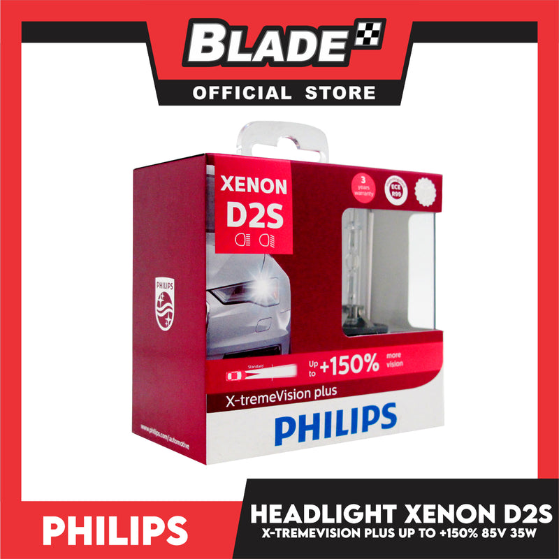 Philips X-tremeVision Plus Xenon D2S Headlight Bulb 85122XV2X2 150%