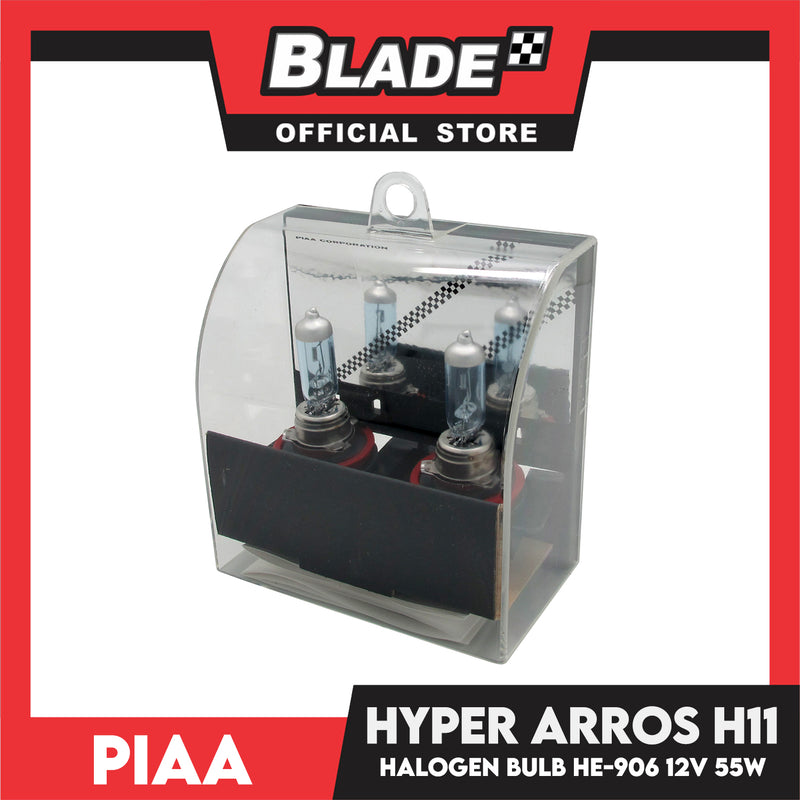 PIAA Hyper Arros H11 3900K 12V 55w Halogen Bulb HE-906