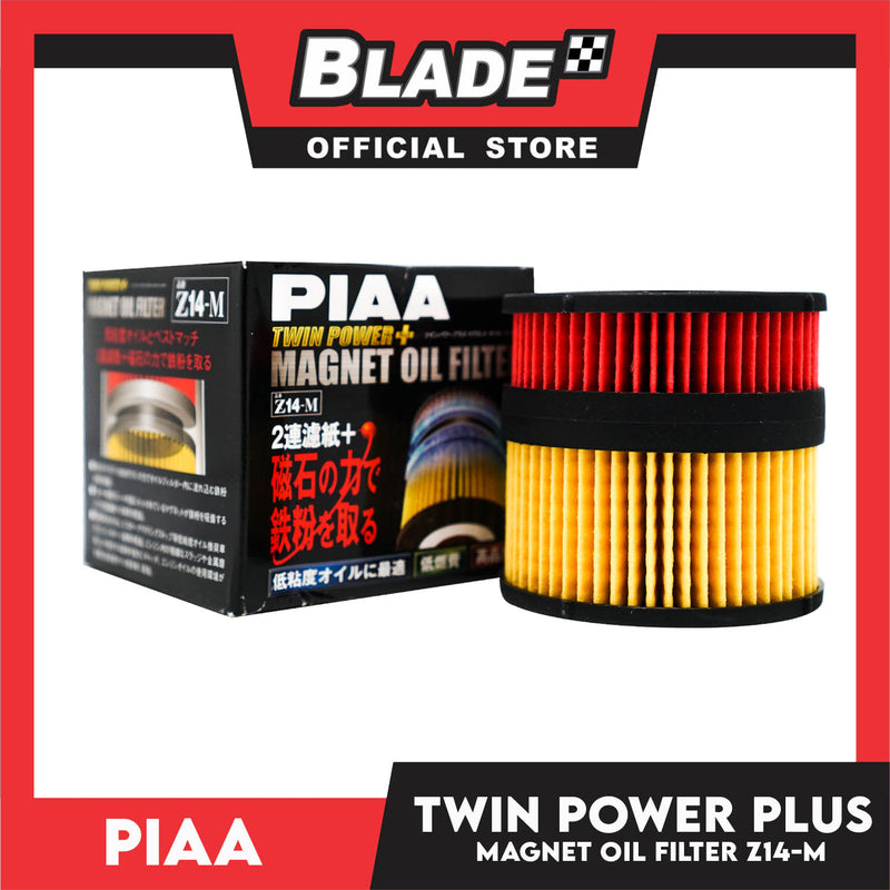 Piaa Twin Power Magnet Oil Filter Z14-M -Premium Quality Engine Oil Filter from Japan