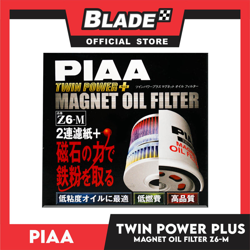 Piaa Twin Power Magnet Oil Filter Z6-M -Premium Quality Engine Oil Filter from Japan