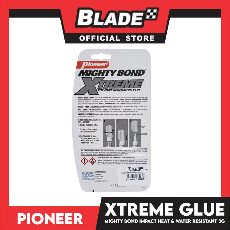Pioneer Mighty Bond Extreme 3g Impact Heat And Water Resistant, Incredible Bonding Strength