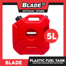 Blade Plastic Fuel Tank Long-Haul Gasoline Cap 5 Liters (Red) Used for Gasoline, Diesel, Kerosene, Engine Oil and Other Types of Fuels and Chemicals