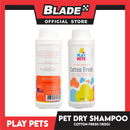 Play Pets Dry Shampoo 150g (Cotton Fresh Scent) For All Types Of Dogs And Cats