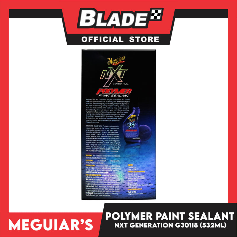 Meguiar's G30118 Nxt Generation Polymer Paint Sealant Kit 532ml