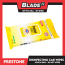 Prestone Disinfecting Car Wipes Flow Pack 30pcs (Fresh Scent)