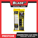 Prestone Disinfecting Car Wipes Flow Pack 30pcs (Fresh Scent)