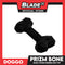 Doggo Prizm Bone Black Color 4.5'' (Small Size) Ultra Tough Rubber Dog Toy