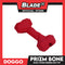 Doggo Prizm Bone Red Color 4.5' ' (Small Size) Ultra Tough Rubber Dog Toy
