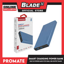 Promate Compact Smart Charging Power Bank With Dual USB Output 10000mAh Bolt-10 (Blue) Innovation And Excellence