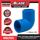 Neltex PVC Water Fitting Pipe Elbow 20mm (1/2inch) x 90degree Connector Two Pipes