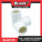 3 Way PVC Fitting Elbow 20mm Furniture Grade Connector for DIY PVC Shelf Garden Support Structure Storage Frame (White)