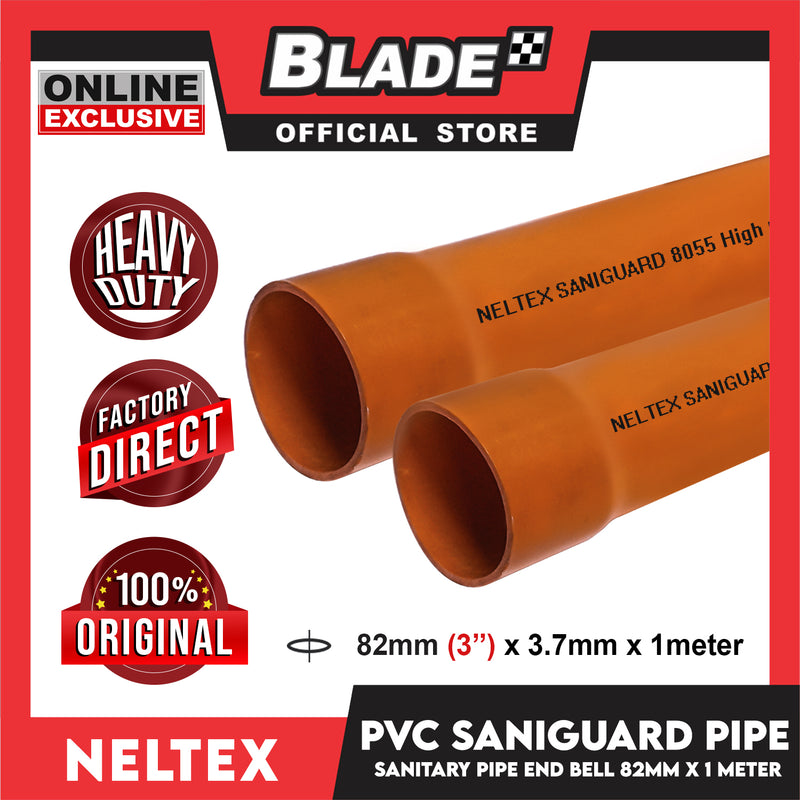 Neltex Saniguard PVC Pipe 82mm (3'') X 1meter