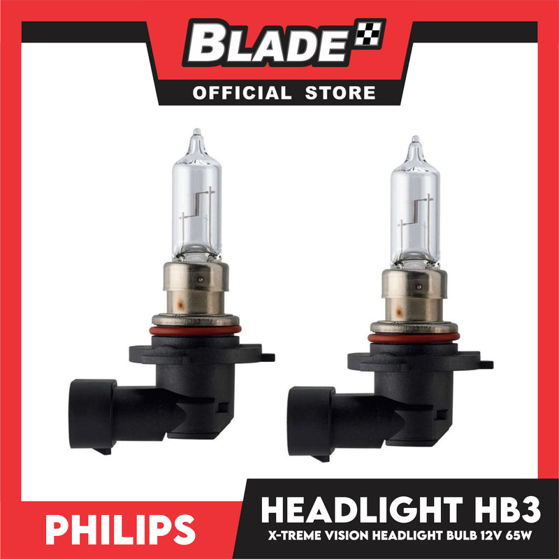 Philips X-tremeVision Headlight Bulb 9005XVS2 HB3 12V 65W (Pair)