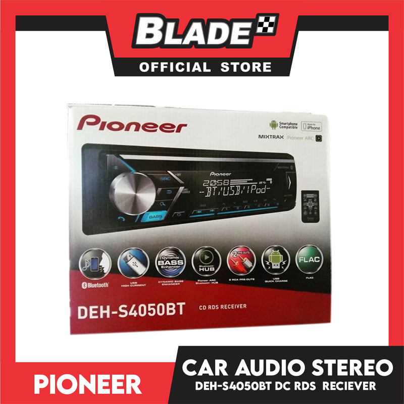 Pioneer DEH-S4050BT VD RDS 50W x 4 Receiver